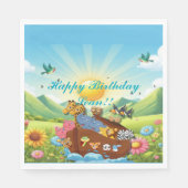 Noah's Ark Theme Serviette (Vorderseite)