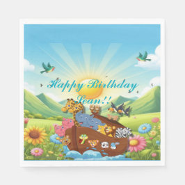Noah's Ark Theme Serviette