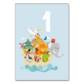 Noah's Ark - Tiere Tischnummer (Vorderseite)