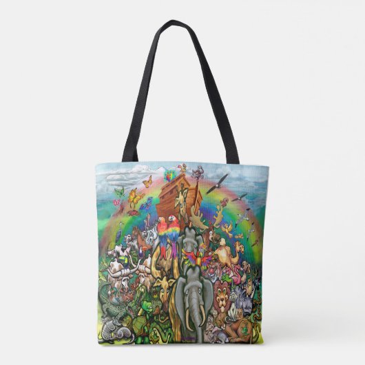 Noah's Ark Tote Bag Tasche (Rückseite)