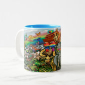 Noah's Ark Two-Tone-Kaffee-Tasse Zweifarbige Tasse (Vorderseite Links)