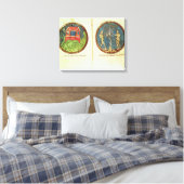 Noah's Ark und Adam und Eva Leinwanddruck (Insitu (Schlafzimmer))