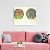 Noah's Ark und Adam und Eva Leinwanddruck (Insitu (Wohnzimmer))