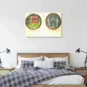 Noah's Ark und Adam und Eva Leinwanddruck (Insitu (Schlafzimmer))