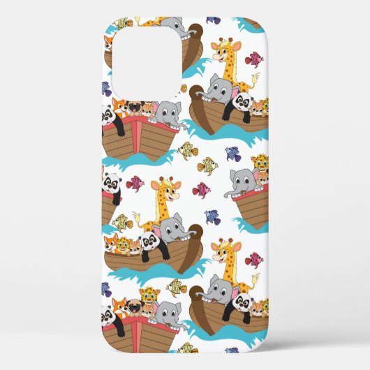 Noahs Ark und Wildtiere Case-Mate iPhone Hülle (Rückseite)