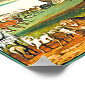 Noah's Ark von Edward Hicks - Alle Tiere! Poster (Ecke)