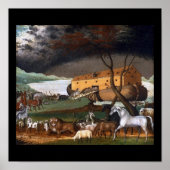 Noah's Ark von Edward Hicks - Circa 1846 Poster (Vorne)