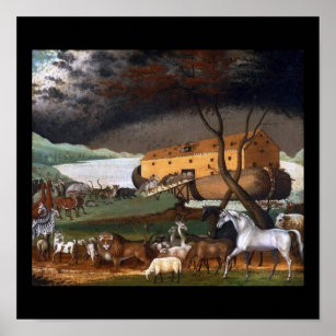Noah's Ark von Edward Hicks - Circa 1846 Poster