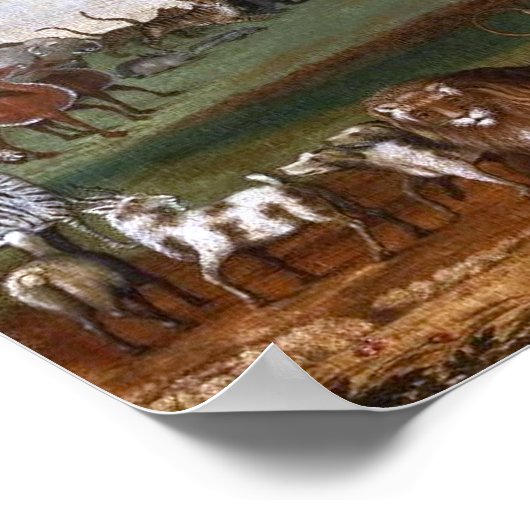 Noah's Ark von Edward Hicks - Circa 1846 Poster (Ecke)