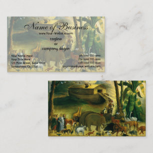 Noah's Ark von Joseph Henry Hidley Visitenkarte