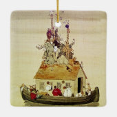 "Noah's Ark" von W. Heath Robinson Keramikornament (Rückseite)