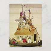 "Noah's Ark" von W. Heath Robinson Postkarte (Vorderseite)