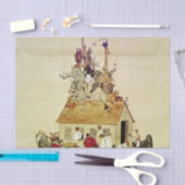 "Noah's Ark" von W. Heath Robinson Seidenpapier (Handwerk)