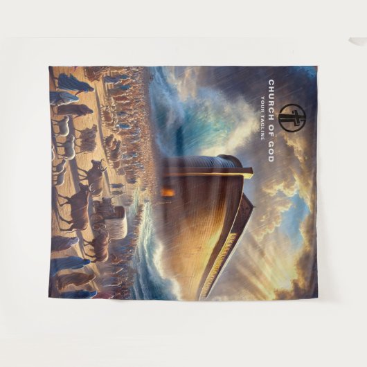 Noah's Ark Wandteppich (Vorderseite (Horizontal))