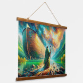Noah's Ark Wandteppich Mit Holzrahmen (Gewinkelt)