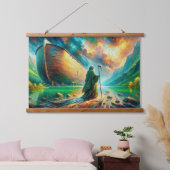 Noah's Ark Wandteppich Mit Holzrahmen (Schlafzimmer)