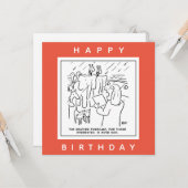 Noahs Ark Weather Forecast Cartoon Karte (Vorderseite/Rückseite Beispiel)