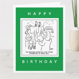 Noahs Ark Weather Forecast Cartoon Karte