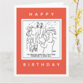 Noahs Ark Weather Forecast Cartoon Karte (Gelbe Blume)