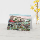 Noahs arke Grußkarte Karte (Gelbe Blume)