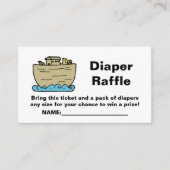 Noah's Art Niedlich Baby Duschdusche Windelwanne Begleitkarte (Vorderseite)