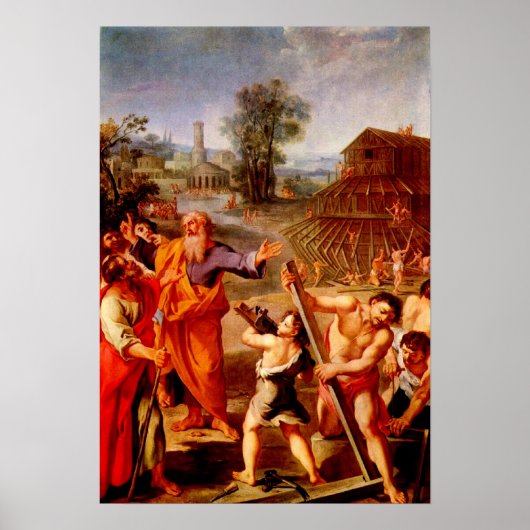 Noahs Bau der Arche Poster (Vorne)