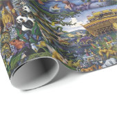 Noahs Bibel für Arktische Tiere Geschenkpapier (Rolleneckpunkt)