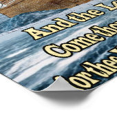 Noahs Christliche Printplakate mit Schrift Poster (Ecke)