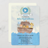 Noahs Einladung zur Taufe (Vorne/Hinten)