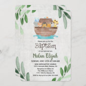 Noahs Einladung zur Taufe (Vorne/Hinten)