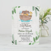 Noahs Einladung zur Taufe (Stehend Vorderseite)