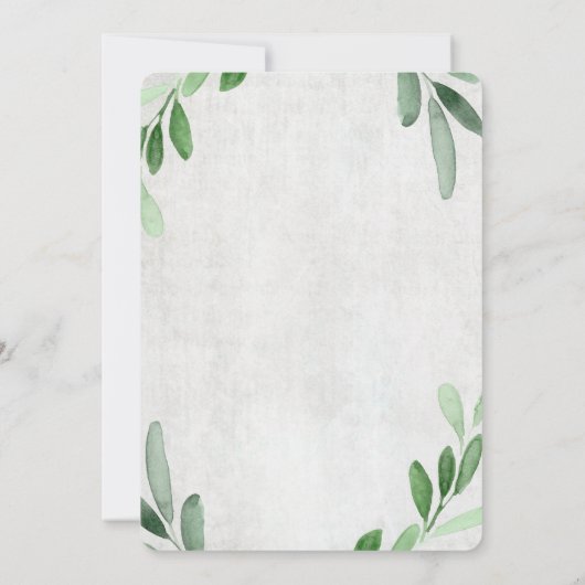 Noahs Einladung zur Taufe (Rückseite)