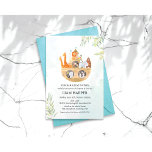 Noahs Einladung zur Taufe<br><div class="desc">Noah's Ark Watercolor Olive Branch Animals Taufe Weihnachten Einladung</div>
