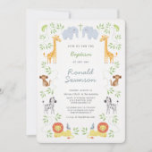 Noahs Einladung zur Taufe für Arktische Tiere (Vorderseite)