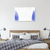 Noah's Flock Saw... Canvas Print Leinwanddruck (Insitu (Schlafzimmer))