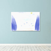 Noah's Flock Saw... Canvas Print Leinwanddruck (Insitu (Holzboden))