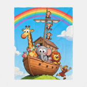 Noah's Great Ark Adventure Fleecedecke (Vorderseite)