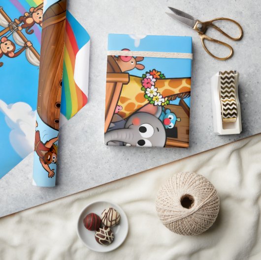 Noah's Great Ark Adventure Geschenkpapier (Kunsthandwerk)