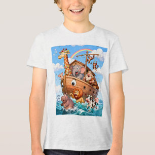 Noahs großes Arche-Abenteuer- 4. Tri-Blend Shirt
