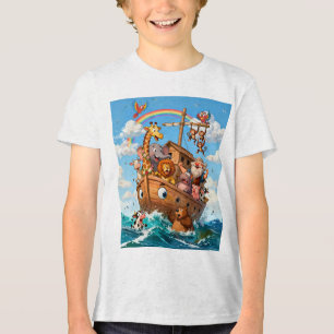 Noahs großes Arche-Abenteuer Tri-Blend Shirt