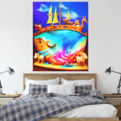 Noahs Niedliches Kind Leinwanddruck (Insitu (Schlafzimmer))