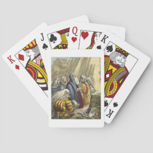 Noahs Opfer, als er die Arche Verließ, aus einer B Spielkarten
