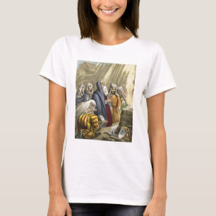 Noahs Opfer beim Verlass der Arche, aus einer Bibe T-Shirt