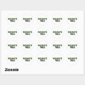 Noah's Tools Classic Round Sticker (Blatt)