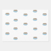 Noahs Wasserfarbe Geschenkpapier Set (Vorderseite)