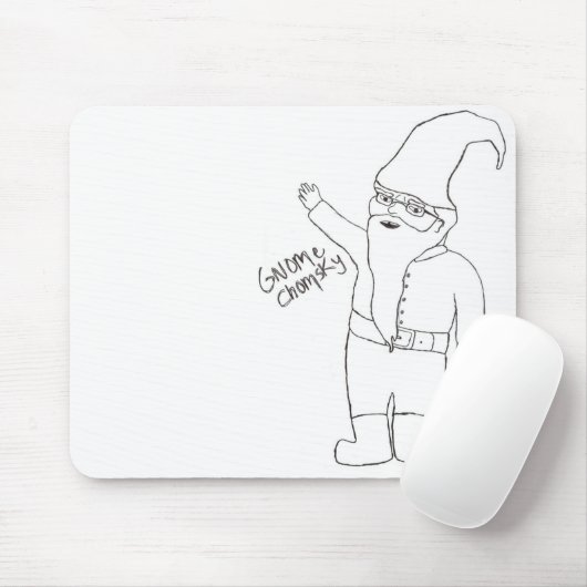 Noam Chompsky Mausunterlage Mousepad (Mit Mouse)