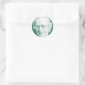 noam chomsky 2 runder aufkleber (Tasche)