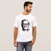 Noam Chomsky stencil weiß T-Shirt (Vorne ganz)