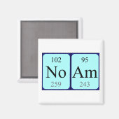 Noam Periodenmagnet Magnet (Vorderseite/Rückseite)