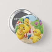 Noastalgic Ostern Küken Button (Vorne & Hinten)
